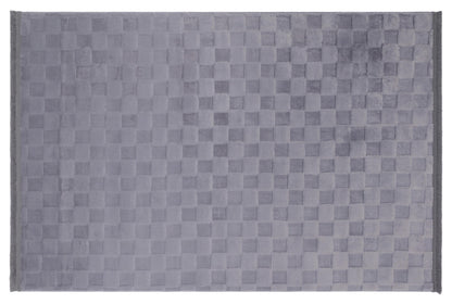 Gray Soft Fur Rug: Soft Washable Plush Carpet