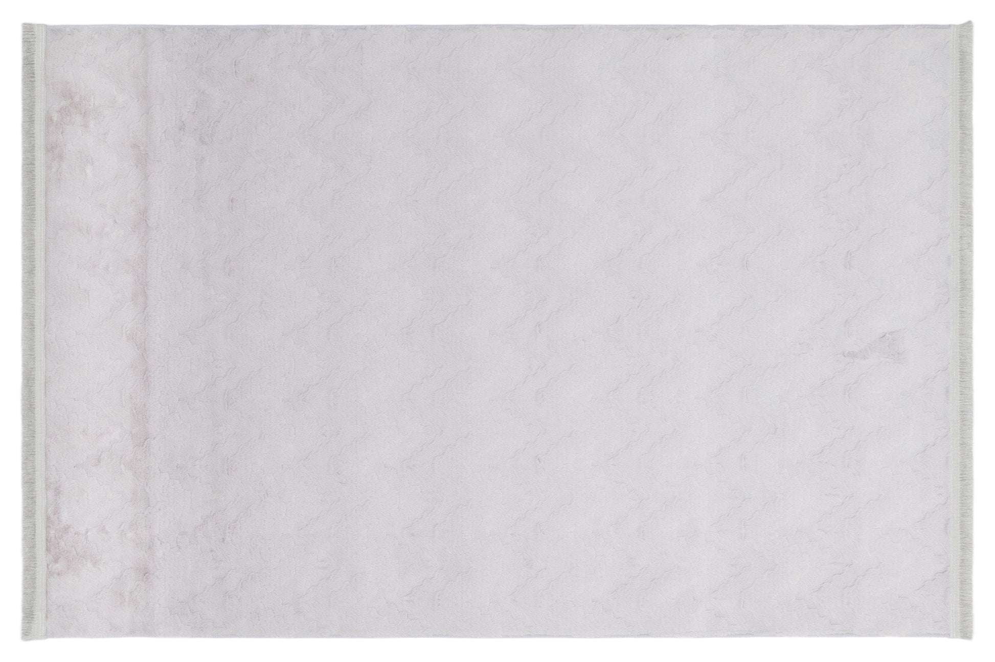 Silver Soft Fur Rug: Soft Washable Plush Carpet