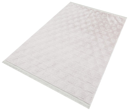 Silver Soft Fur Rug: Soft Washable Plush Carpet