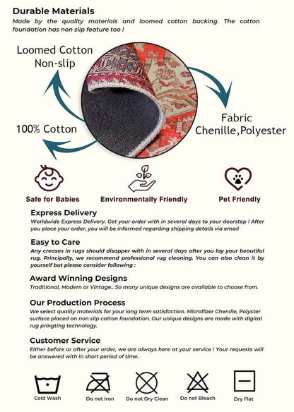 Eskitme Görünümlü Kilim