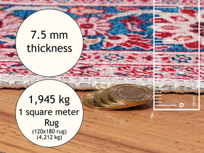 Eskitme Görünümlü Kilim